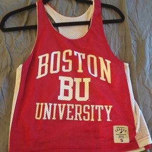 BU lacrosse pinnie